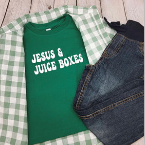 "Jesus & Juice Boxes" Kid's Tee