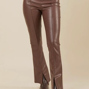 Chocolate Leather Pants
