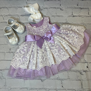 Baby Bonnie Lilac & Lace Dress