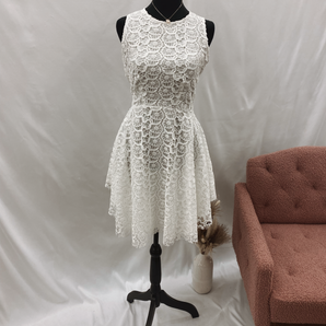 White All Over Lace Dress