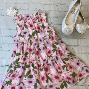 Youth Floral Ruffle Dress